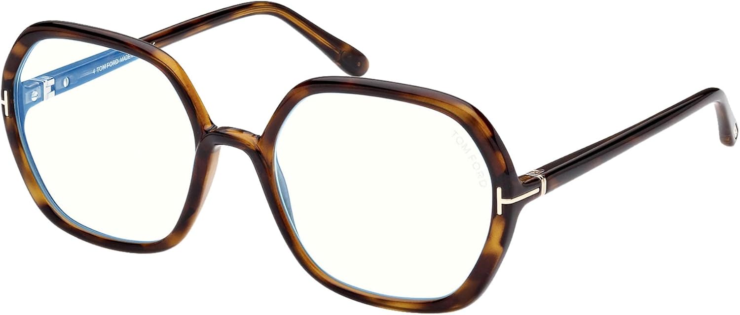 Tom Ford FT 5814-B BLUE BLOCK Dark Havana 55/19/135 women Eyewear Frame