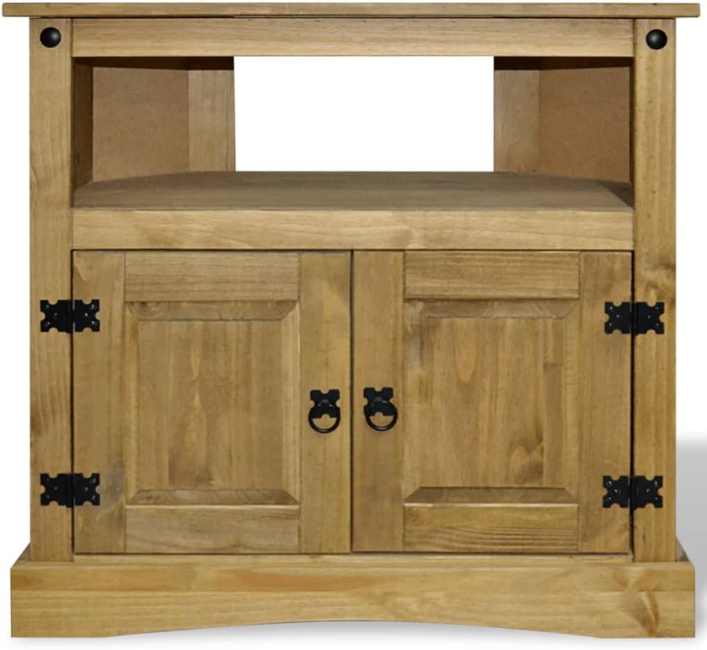 Console Table,Entryway Table with Storage,Console Table with Drawers,with 1 Cabinet and 1 Compartment,for Living Room, Hallway, Foyer, Kitchen, Mexican Pine Corona Range 31.5"x16.9"x30.7"