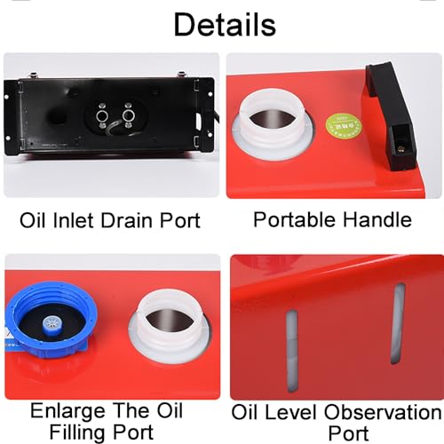 All in One Intelligent Diesel Heater, 12V/24V, 5KW Parking Heater，Diesel Heater with Smart LCD Display, 5L Fuel Tank and Remote Control