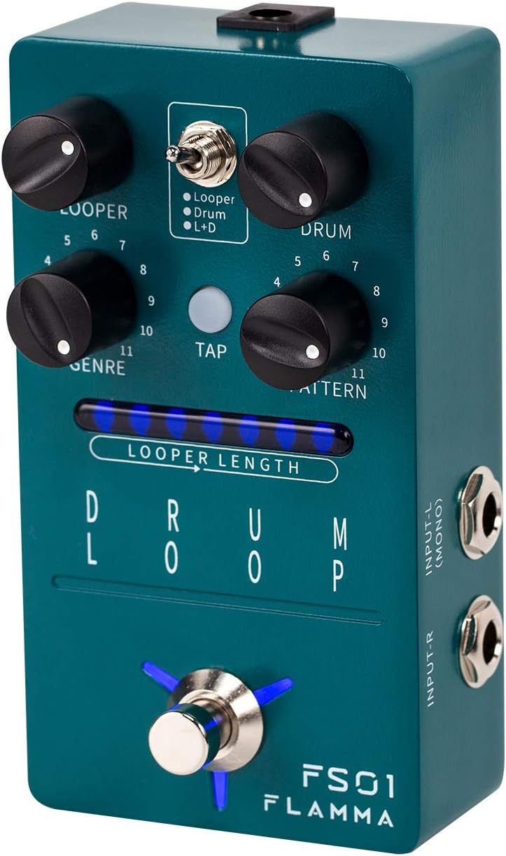 FLAMMA FS07 Stereo Cabinet Simulation Guitar Pedal Cab Sim 7 User Preset Slots Support IR Loading Software Editing