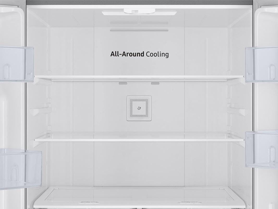 SAMSUNG RF22A4221SR 30 Inch Smart Freestanding French Door Refrigerator