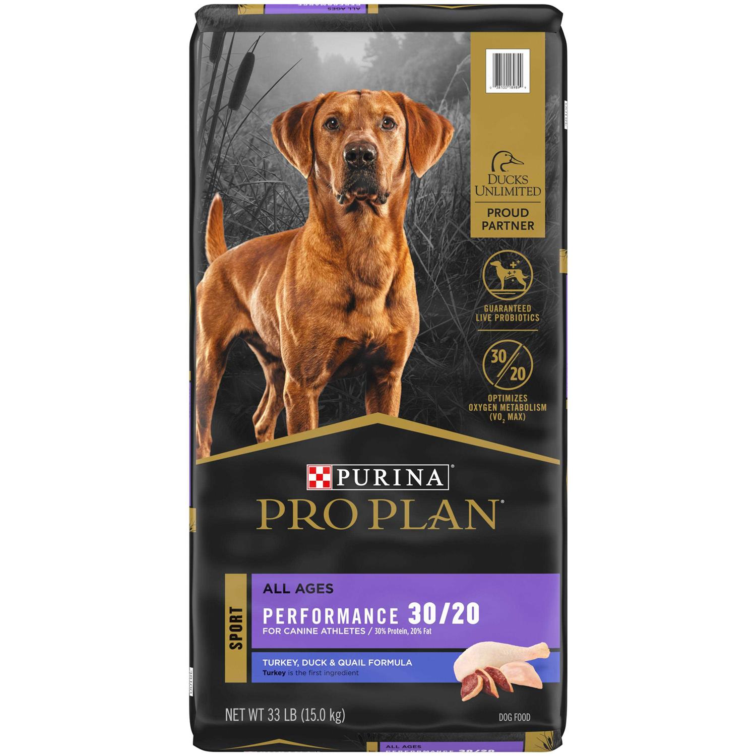 Purina Pro Plan Sport Performance 30/20 Turkey Duck &amp; Quail Formula Dry Dog Food - Pet Supplies online store
