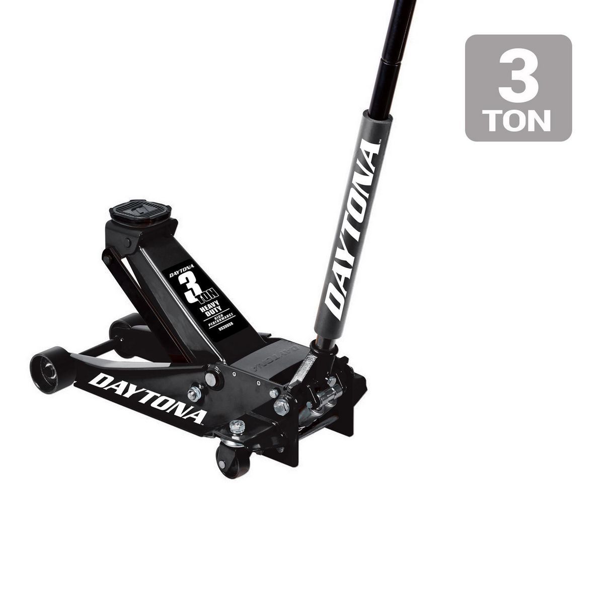 DAYTONA 3 Ton Professional Floor Jack with RAPID PUMP, Blue