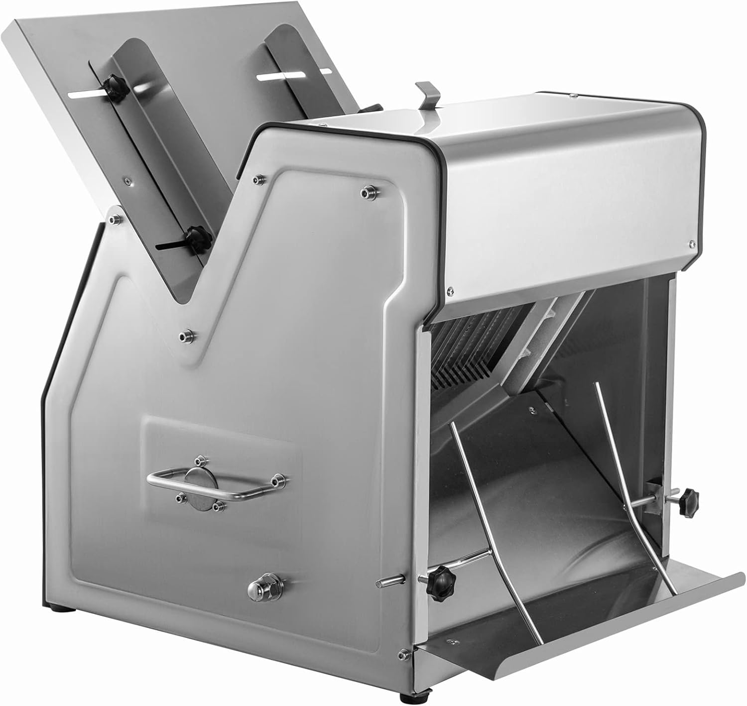 VEVOR Commercial Toast Bread Slicer, 12mm Thickness Electric Bread Cutting Machine, 31PCS Commercial Bakery Bread Slicer, 110V Toast Cutter Cutting Machine, Bread Cutter for Bread Sheet Cutter Cutting