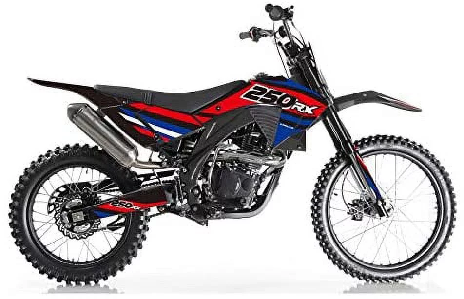 APOLLO New DB-36 Adult Gas 250CC Manual Clutch Dirt Bike - Black