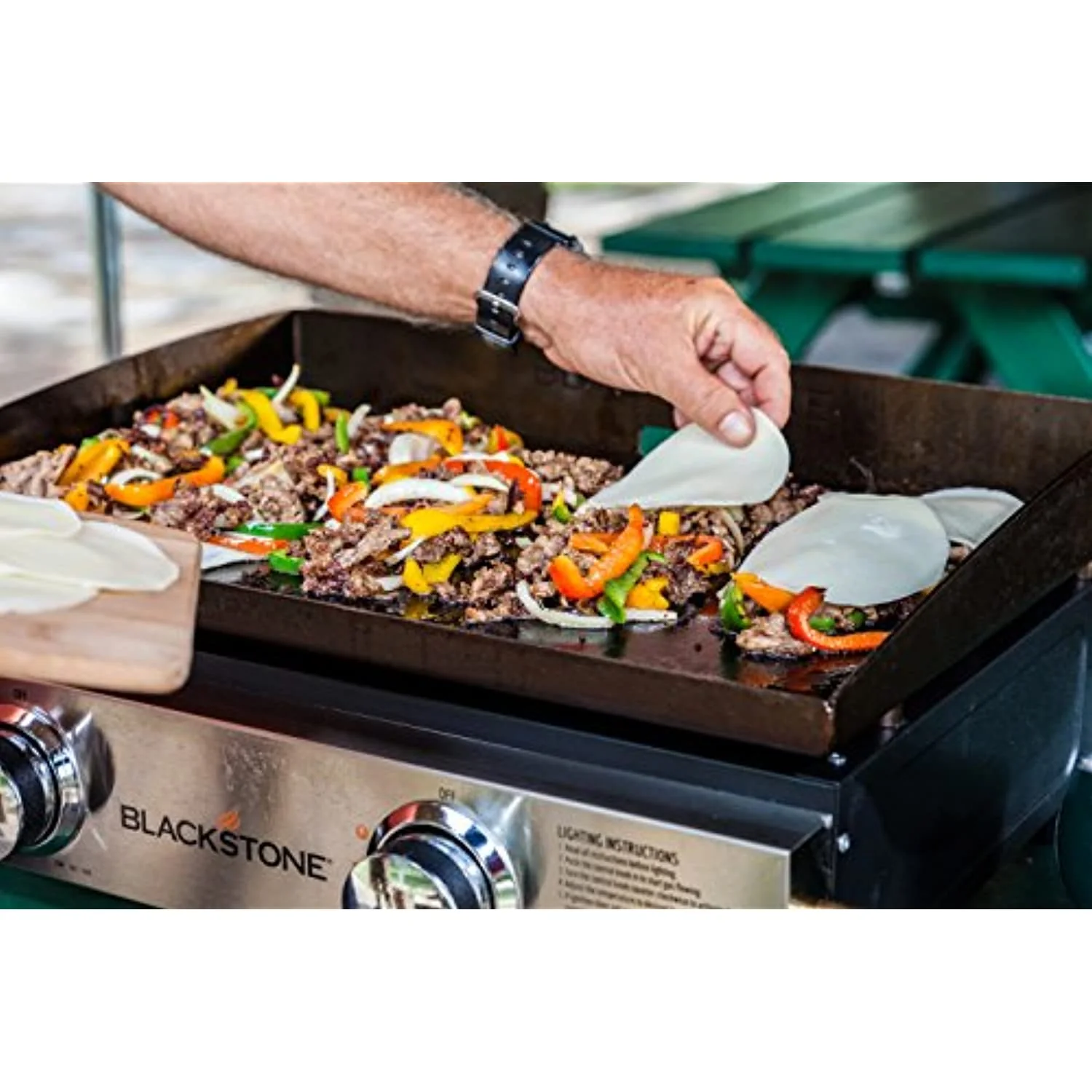 Blackstone 1666 22 Tabletop Griddle Outdoor Grill, 22 inch, Black