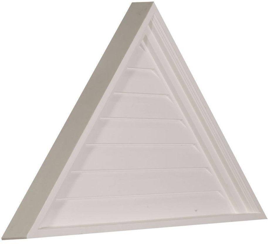 Ekena Millwork 2-1/8 in. x 48 in. x 20 in. Decorative Pitch Triangle Gable Vent