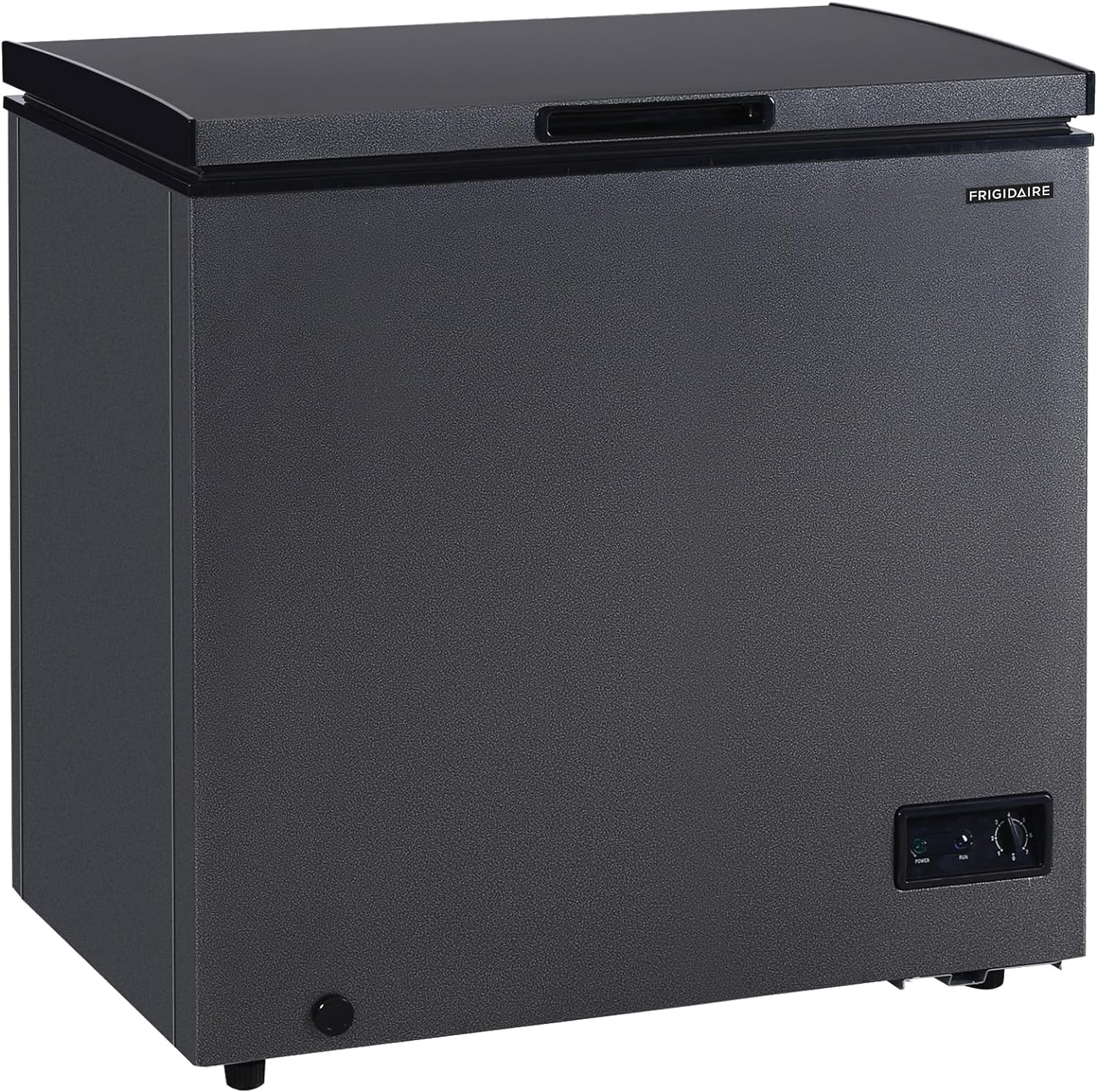 Frigidaire EFRF70136COM Chest Deep Freezer, 7 Cu. Ft. Capacity, Granita Rugged Design-Adjustable Thermostat-Removable Vinyl Coated Wire Basket-Easy Defrost Drain
