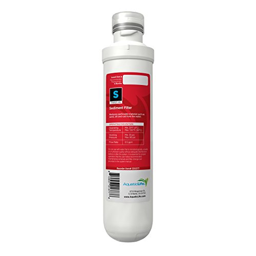 Aquatic Life Twist-In 100 Gpd 3-Stage Ro Unit (Sediment, Carbon Block, Membrane)