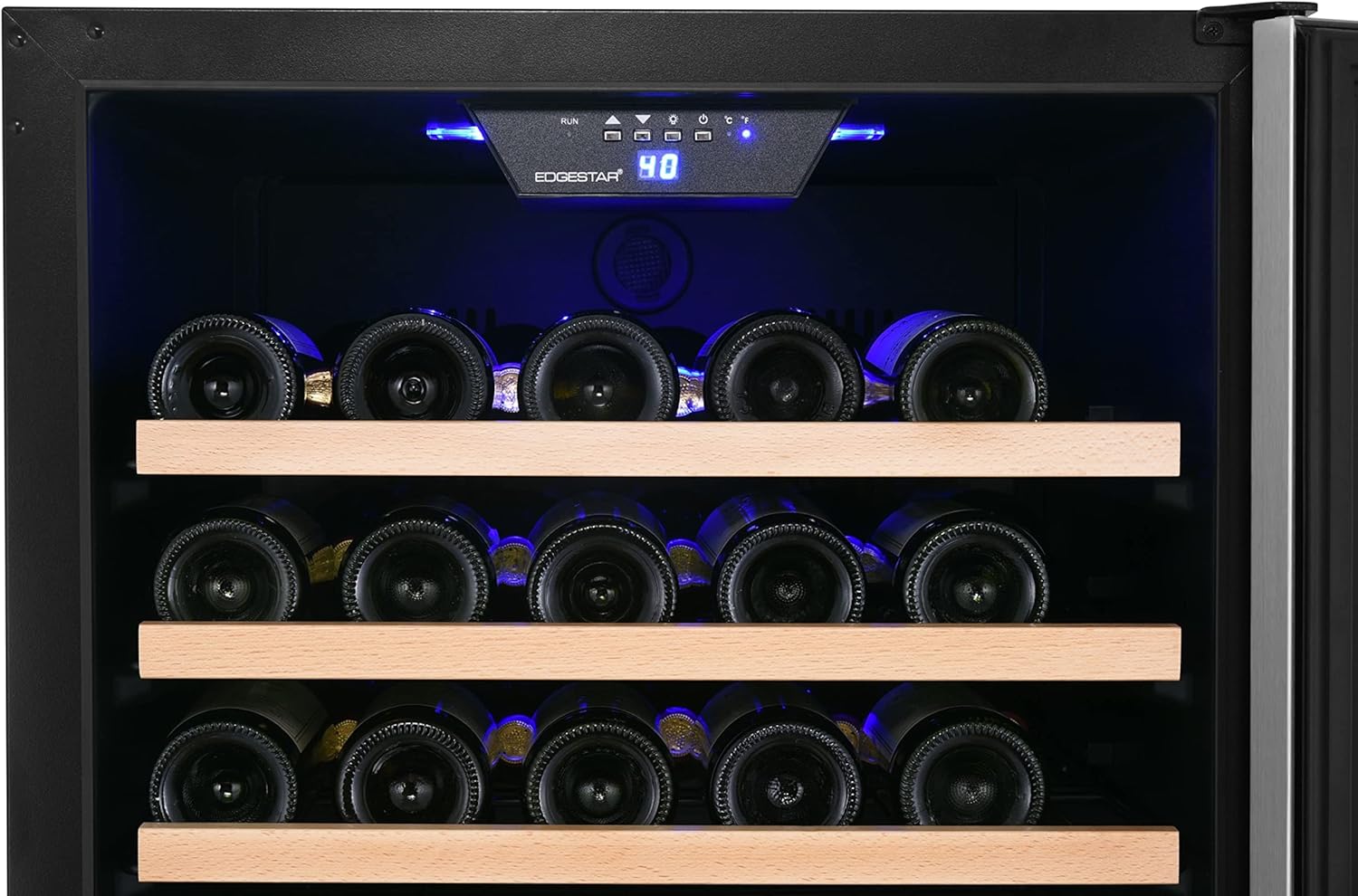 EdgeStar 48 Inch Wide 302 Bottle Capacity Built-In or Free Standing Wine Cooler