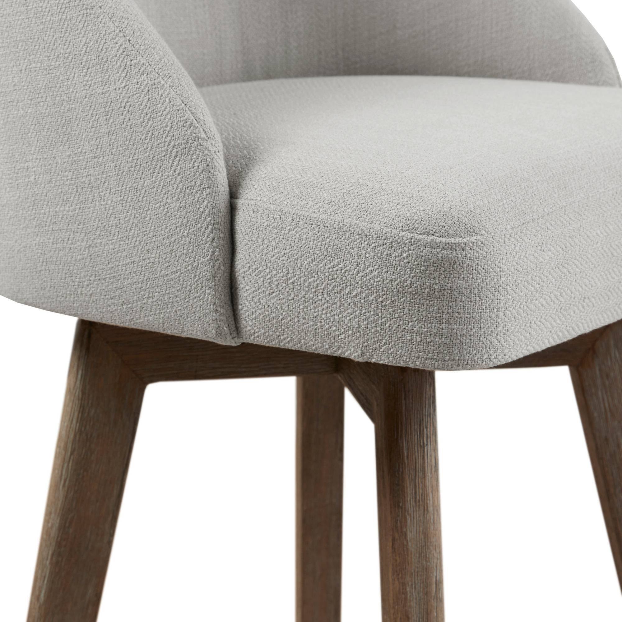 Madison Park Grey Pearce Bar Stool with Swivel Seat