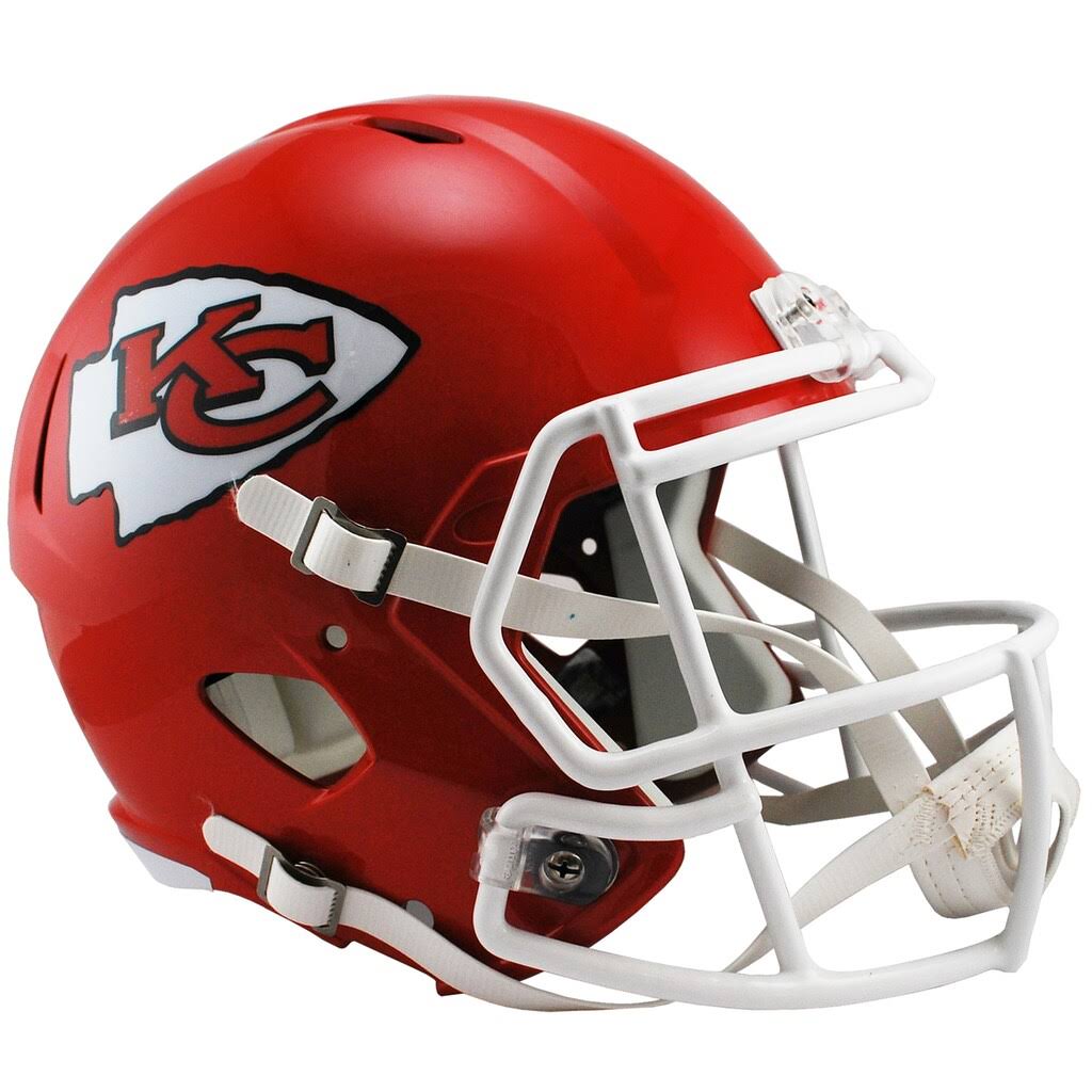 Kansas City Chiefs Full Size Speed Replica Helmet