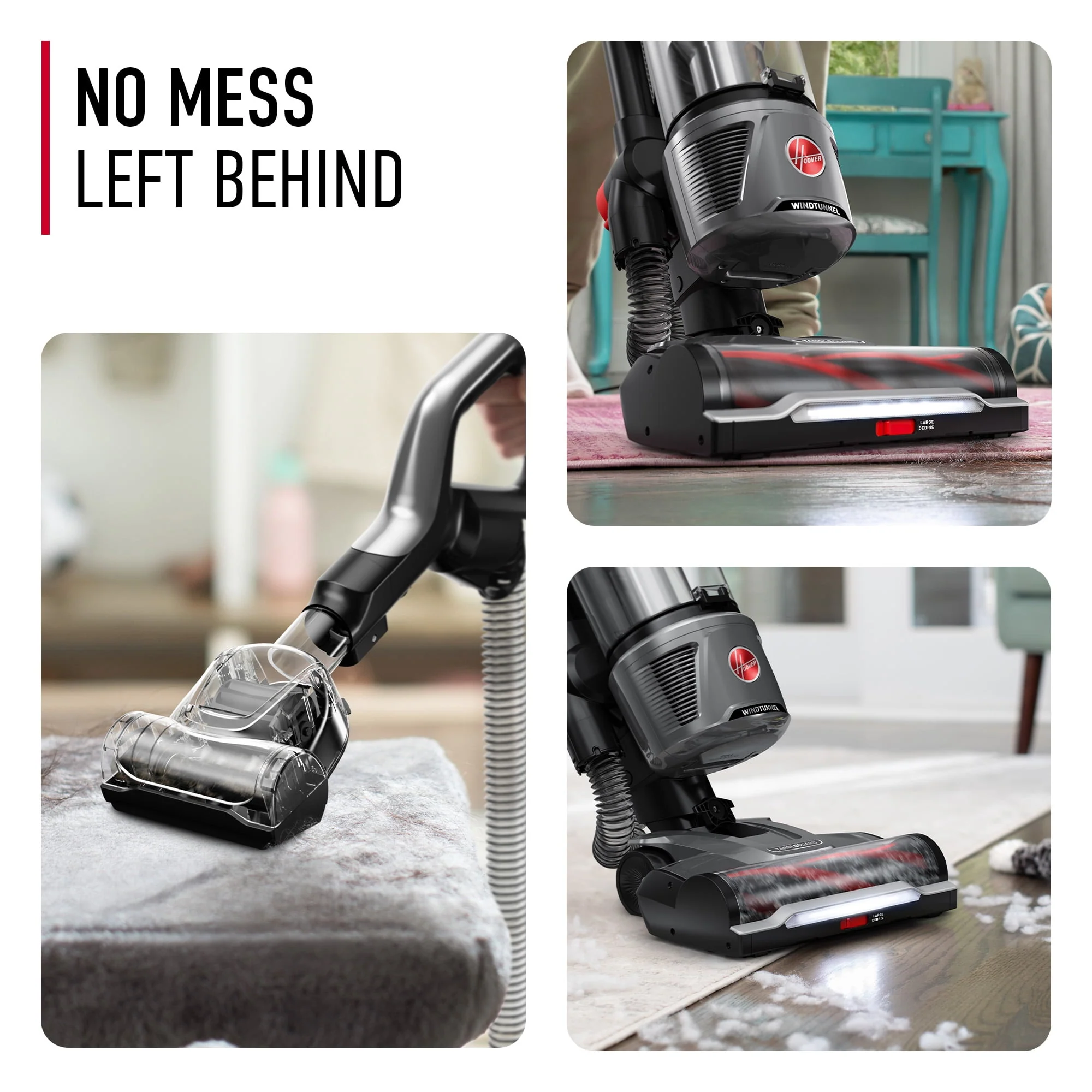 Hoover WindTunnel Tangle Guard Bagless Upright Vacuum Cleaner, UH77110, New