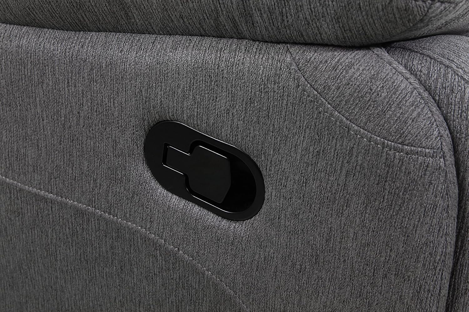 Abbyson Living Fletcher Stain-Resistant Fabric Reclining 6 Piece, Gray Sectional, Large