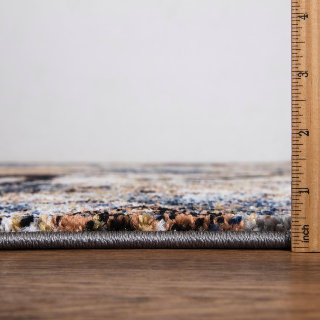 Keen Home Design Area Rugs - 6x9 Non-Shedding, Abstract Rugs for Kitchen, Living Room, Bedroom, Dining Room, Entryway - Size: 5'11" x 9'2", Multi