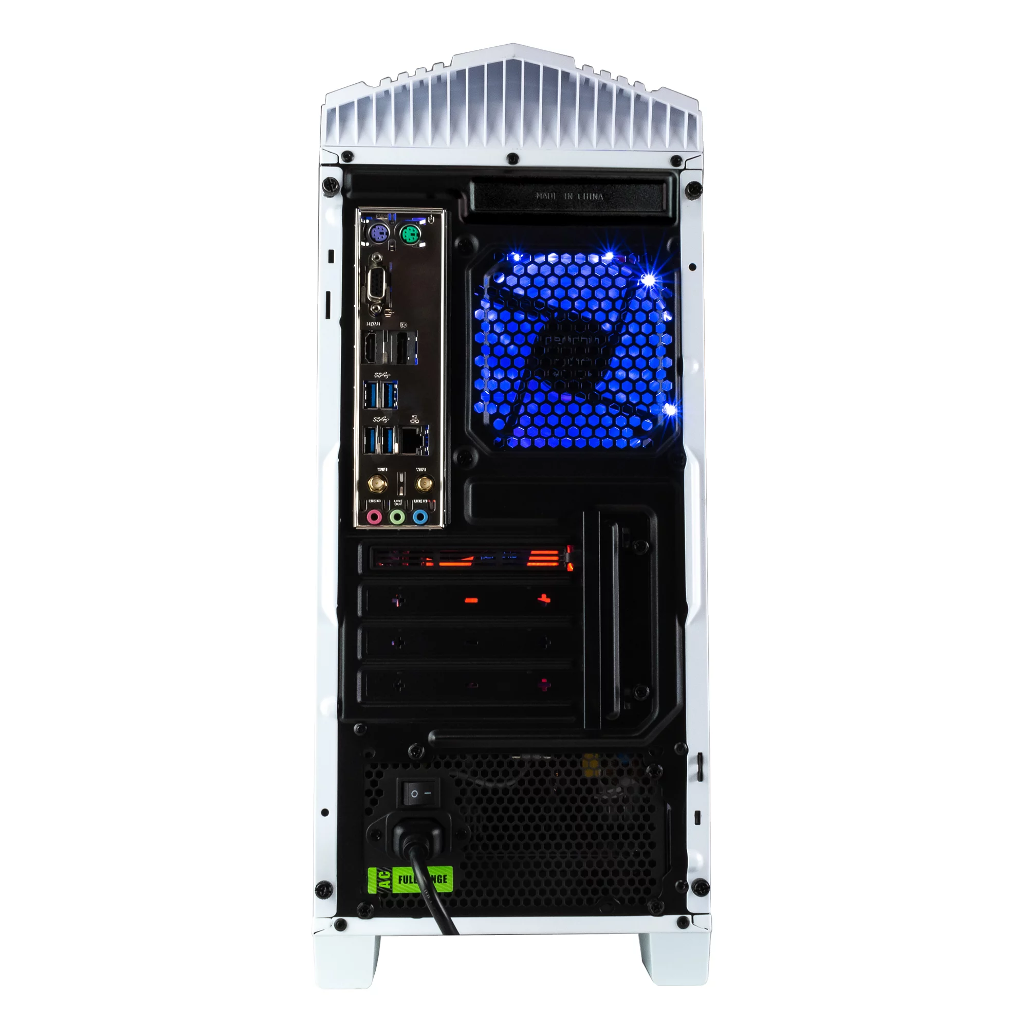 Periphio Warp Gaming PC Computer | AMD Athlon 3000G | Radeon Vega 3 (2GB) | 500GB SSD | 16GB DDR4 RAM | 1080p Gaming | RGB Gaming Bundle | Windows 10 Home Gaming Desktop