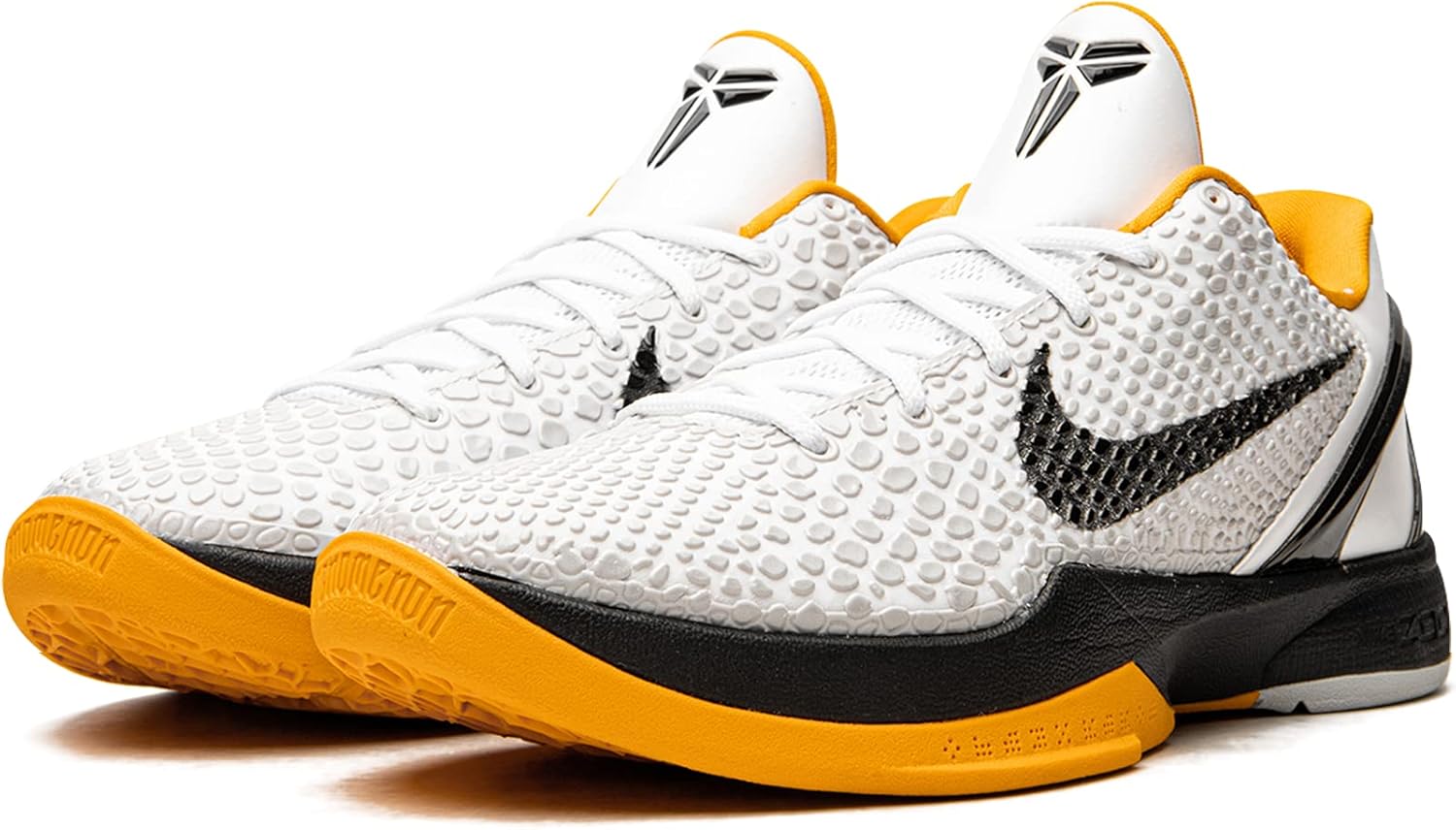 Nike Men's Zoom Kobe 6 Protro White Del Sol 2021", White/Neutral Grey/Del Sol/Bla, 8.5