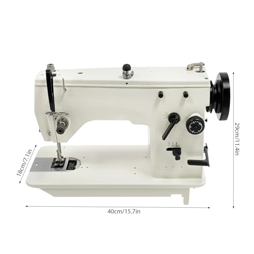Sewing Machines, Industrial Heavy Duty Full Featured Machine with Accessory Kit and Adjusting Stitch Clamp, Straight Stitch Fabrics Sewing Machine for Beginner, Garment Factory, Home Enthusiast