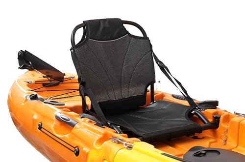 9ft Modular Kayak with Pedal Drive | Sit On Top Fishing Kayak Multi-Storage | Lightweight, 500lbs Capacity | Easy Carry |Adjustable Aluminum Seat |Paddle Included| Adults Youths Kids…