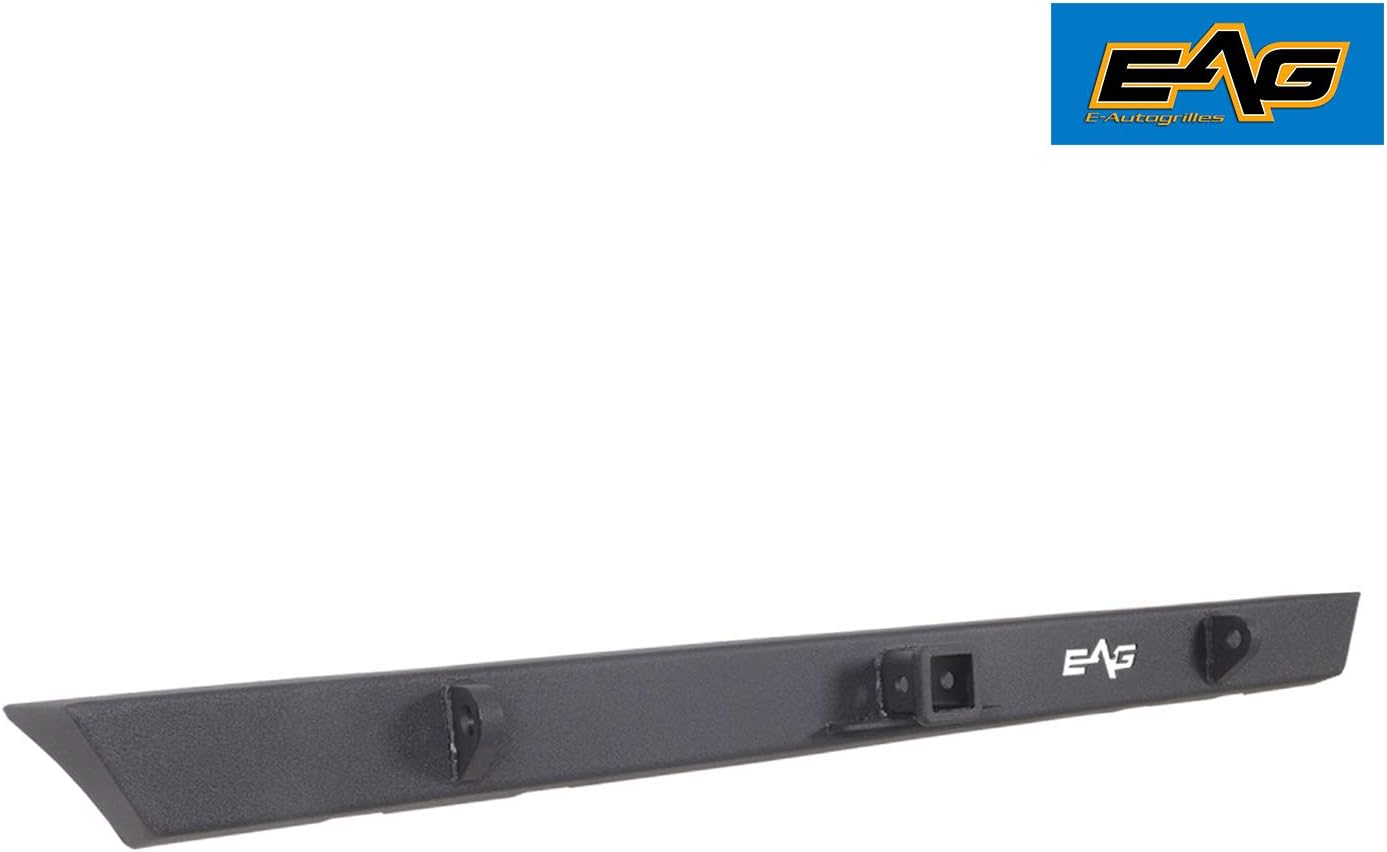 EAG Black Steel Front Bumper and Rear Bumper Combo 2PCS Fit for 1984-2001 Cherokee XJ
