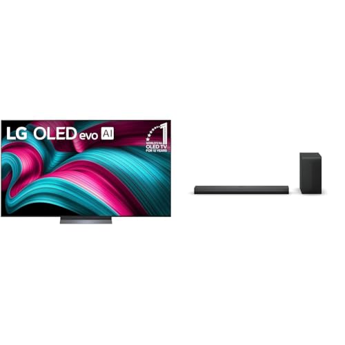 LG 65-Inch Class OLED evo AI 4K C5 Series Smart TV w/Dolby Atmos, Dolby Vision, HDR10, AI Super Upscaling 4K, Filmmaker Mode, Wow Orchestra, Alexa Built-in (OLED65C5PUA, 2025)