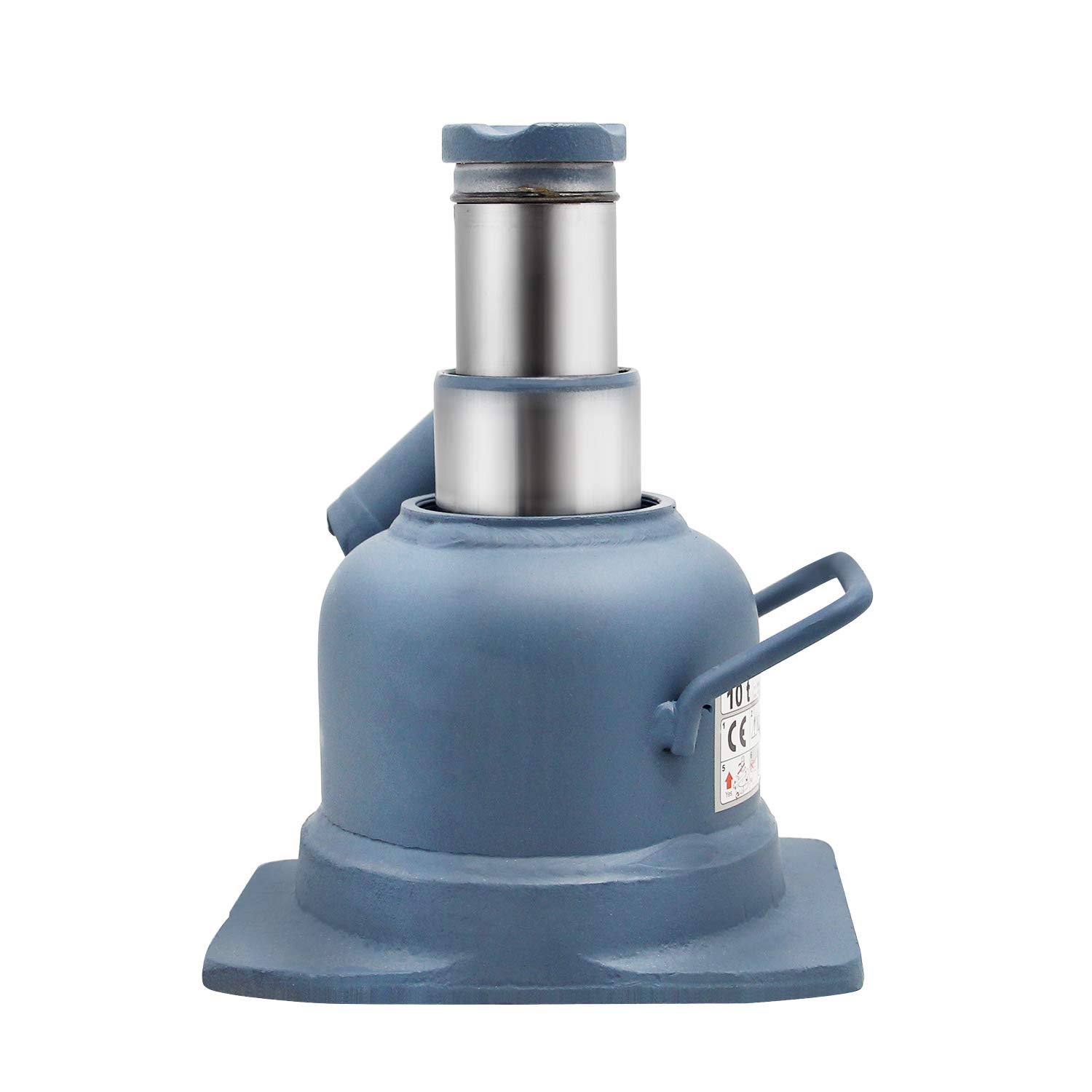 BAOSHISHAN 12 Ton High Lift Bottle Jack 9.25" to 23.23" Lifting Range Heavy Duty Double Ram Hydraulic Truck Jack