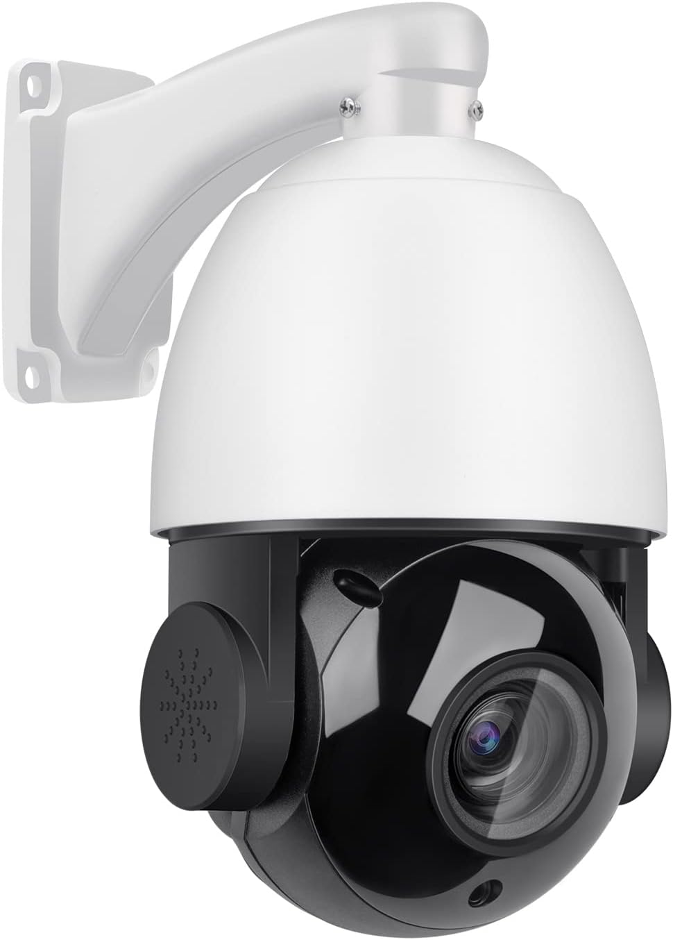 4K 8MP PTZ PoE IP Camera Dome(Plug&Play with Hikvision NVR),18X Optical Zoom 30x Digital Zoom,165ft IR Night Vision,Pan Tilt Zoom Security Camera with 4.7-84.6mm Motorized Lens,IP66