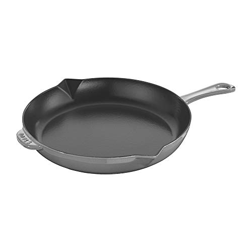 Staub Cast Iron 10-inch Fry Pan - Cherry, Made in France