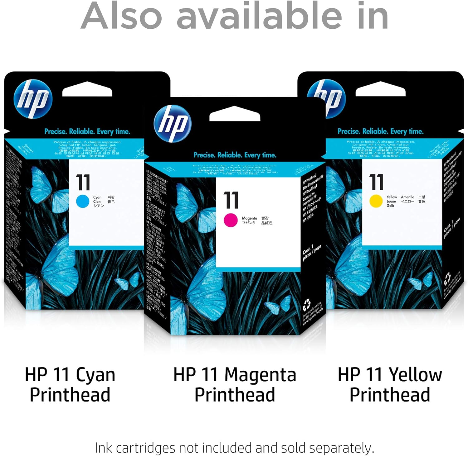 HP 11 | Ink Printhead | Black Printhead | C4810A Pack of 2