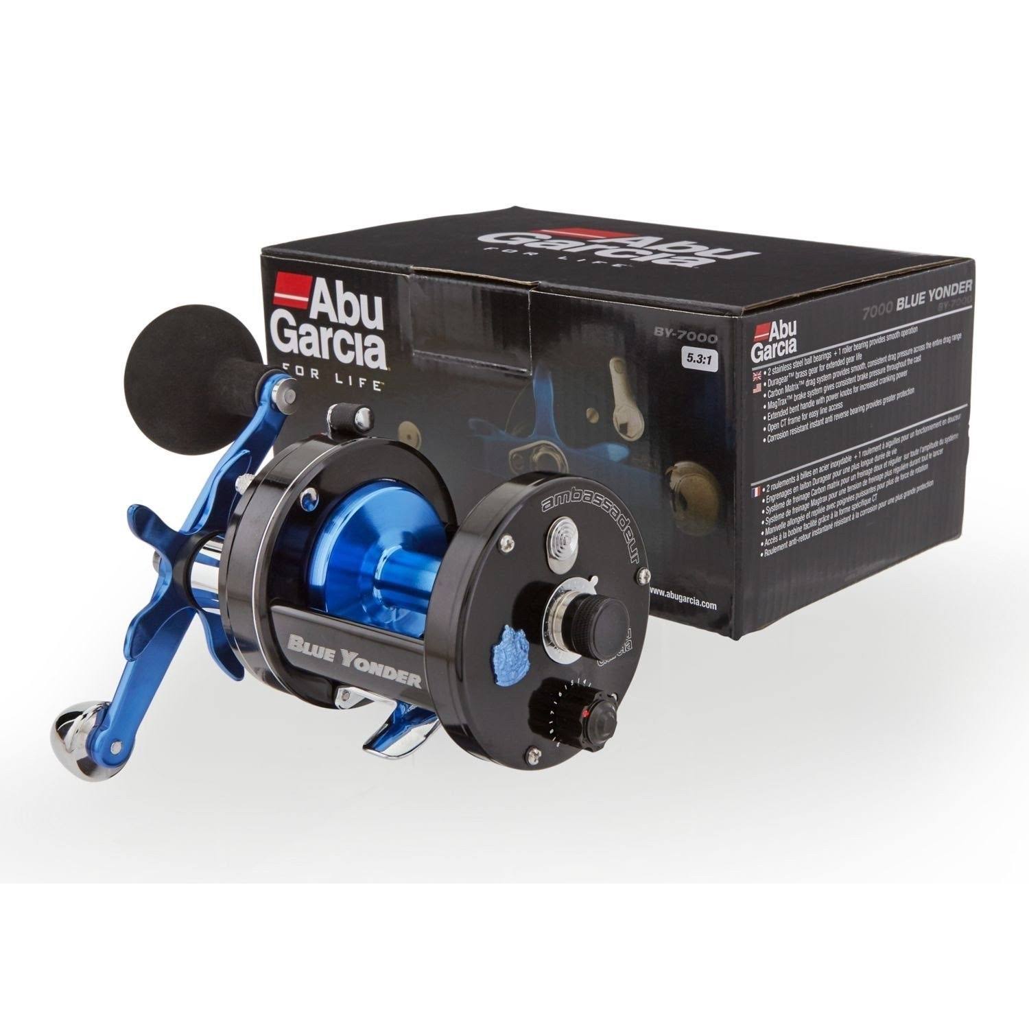 Abu Garcia BY-7000 Ambassadeur Blue Yonder Baitcast Reel