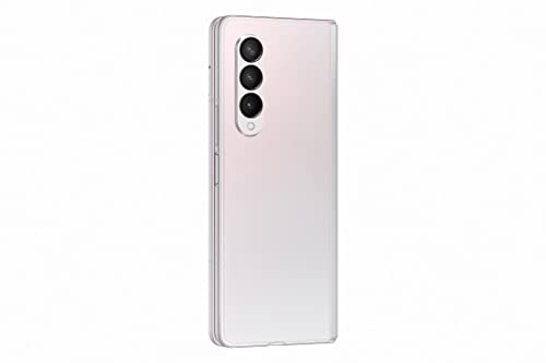 Samsung Galaxy Z Fold 3 GSM Unlocked International Version Smartphone Tablet 2-in-1 Foldable Dual Screen Under Display Camera 256GB Storage, Phantom Silver (Phantom Silver) (Renewed)