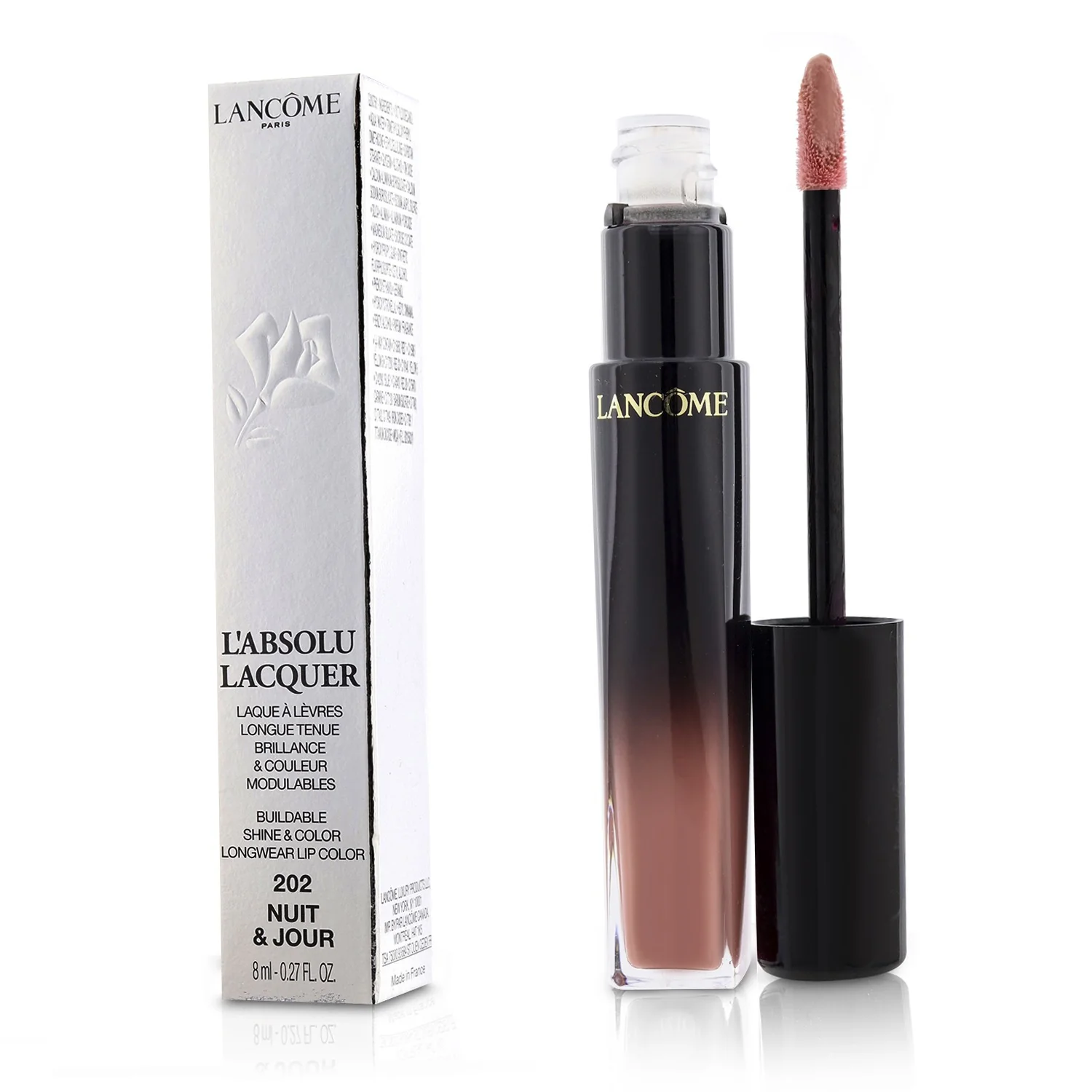 Lancome L'Absolu Lacquer Buildable Shine & Color Longwear Lip Color - # 366 Power Rose  8ml/0.27oz