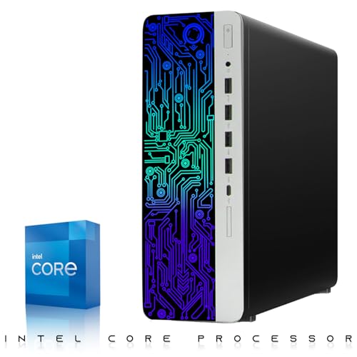 HP G3 Gaming Desktop PC, Intel Core i7 6th Gen, AMD RX 550 Graphics, 32GB RAM, 1TB SSD, MTG New 24 Inch Dual Monitor, RGB Keyboard Mouse, Speaker, Webcam, Win 10 Pro (Renewed)