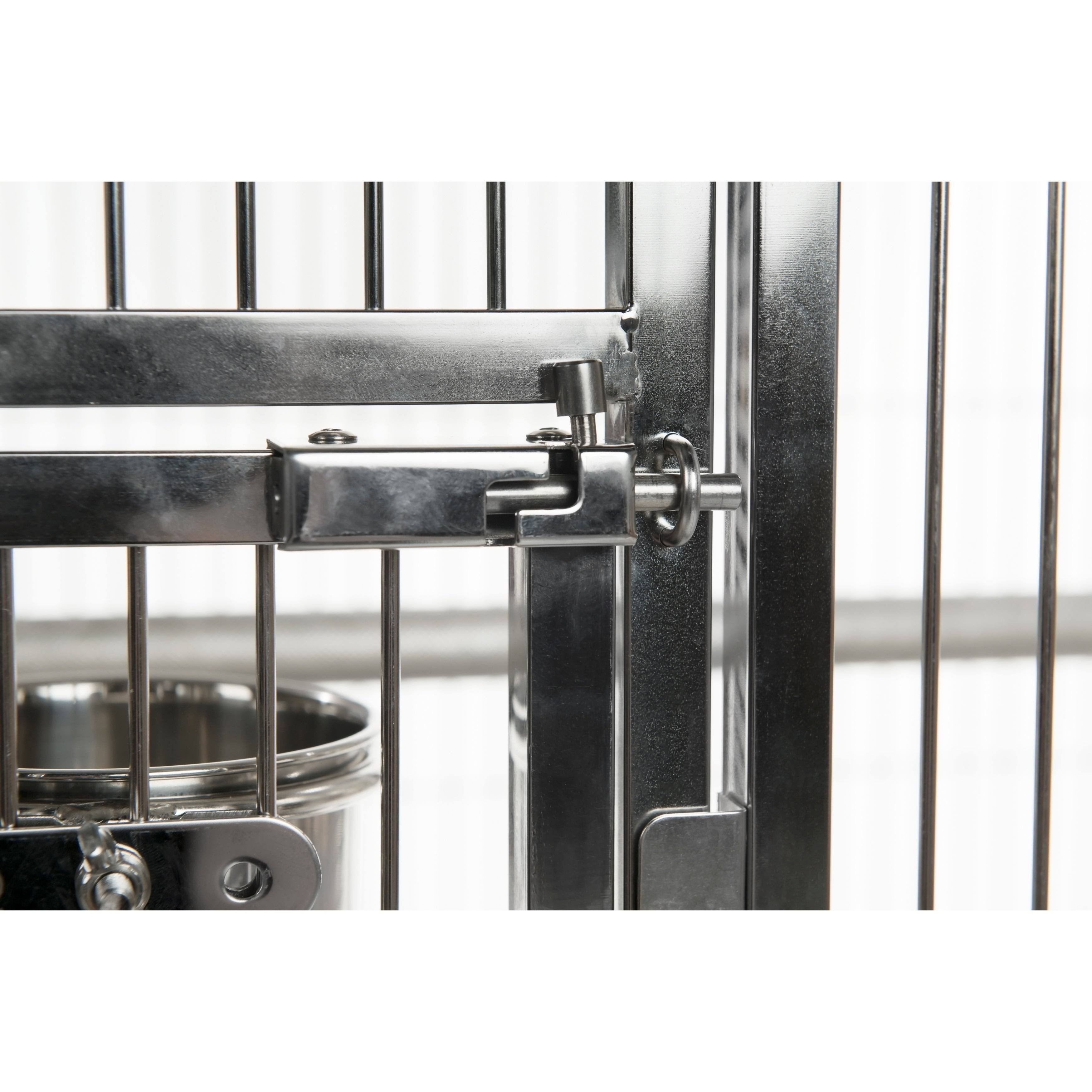 Prevue Pet Products Stainless Steel Playtop Bird Cage