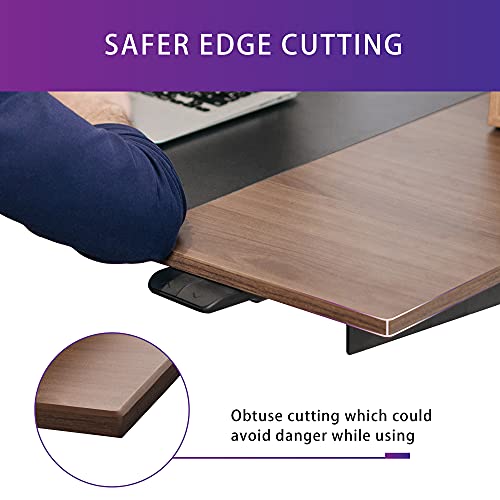 Electric Standing Desk 48 x 24 Inch Height Adjustable Stand Up Desk for Home and Office, Sit Stand Desk Computer Workstation with Splice Board