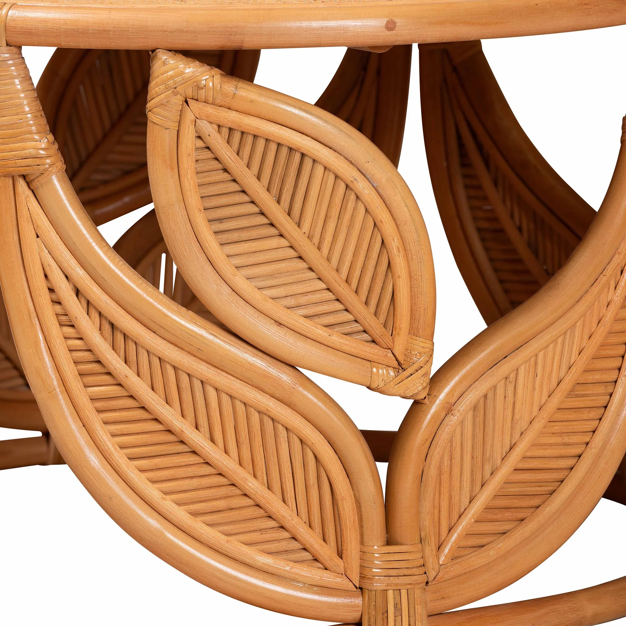 bali & pari Raflesia Boho Coffee Table, One Size, Light honey
