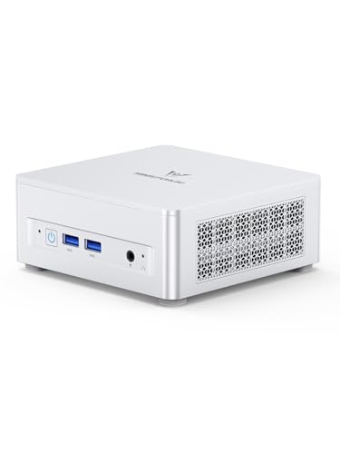 MINISFORUM UM880 Plus Mini PC AMD Ryzen 7 8845HS(8C/16T, up to 5.1GHz), 32GB DDR5 1TB PCIe4.0 SSD, HDMI+DP+USB4 Triple Outputs, OCuLink Port, 2.5G LAN, 5x USB Port, Radeon 780M Graphics Micro Computer
