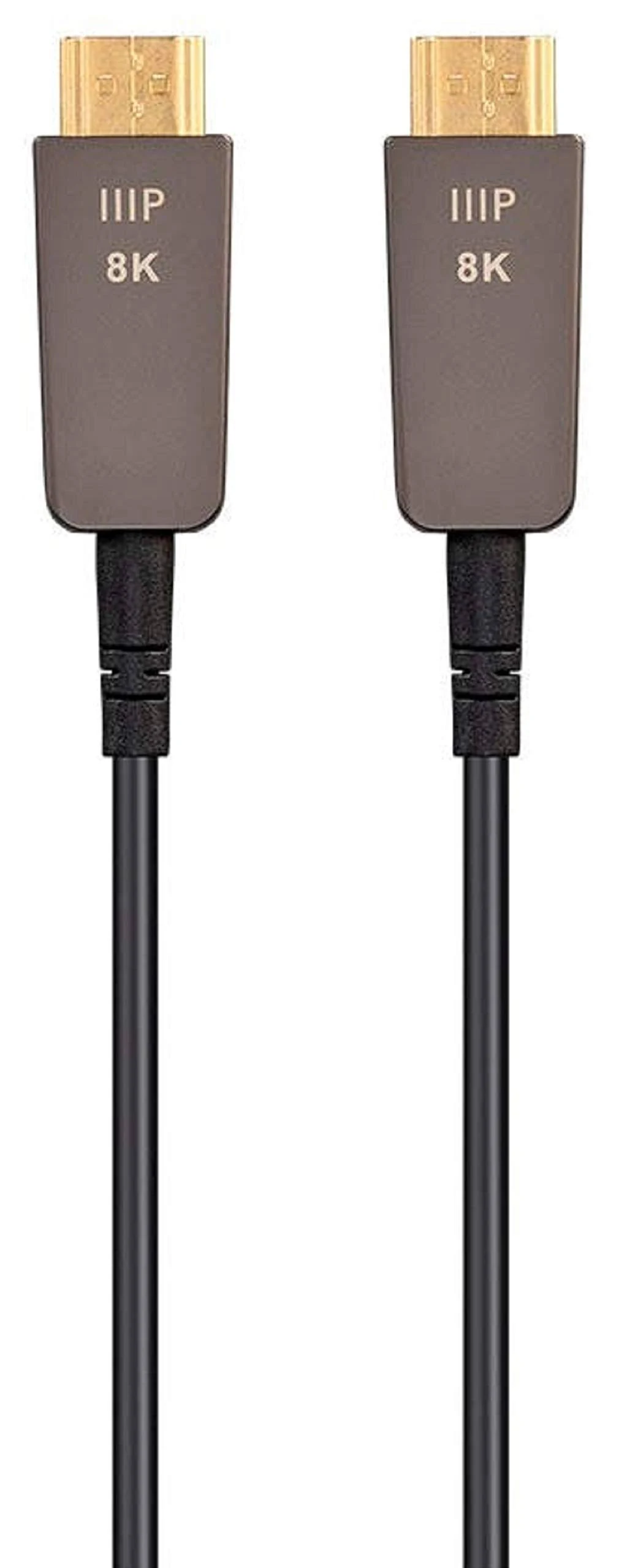 Monoprice Ultra High Speed HDMI Cable - 20 Feet - Black, 8K@120Hz, Dynamic HDR, 48Gbps, Fiber Optic, eARC, AOC, YCbCr 4:4:4 - Sl