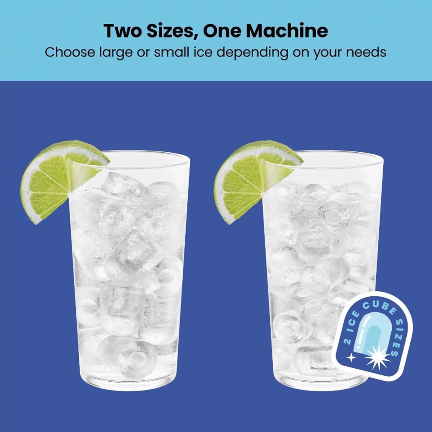 Bench Ice Maker Double Size Ice Maker 6 Minutes Per Lot Two Size Options Ice Cube Machine Electric Ice Machine