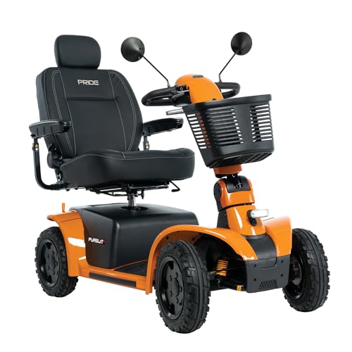 Pride Mobility Pursuit 2 HD Mobility Scooter with Extended Warr (20 x 18 x 20 Seat, Orange)