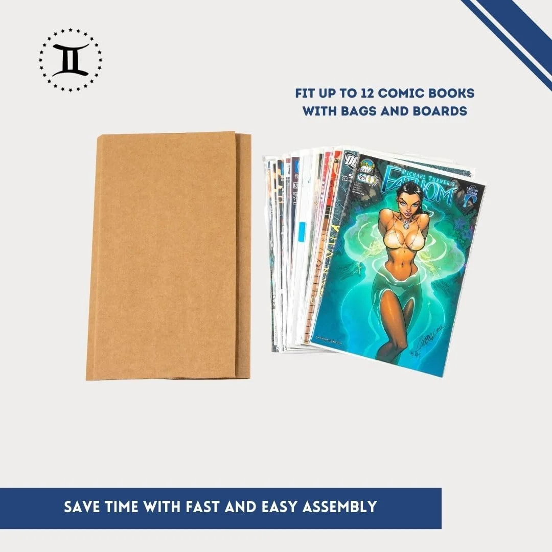 Gemini Comic Book Flash Mailers | Book Mailers For Shipping | Mailing Supplies for Books | Pack of 100