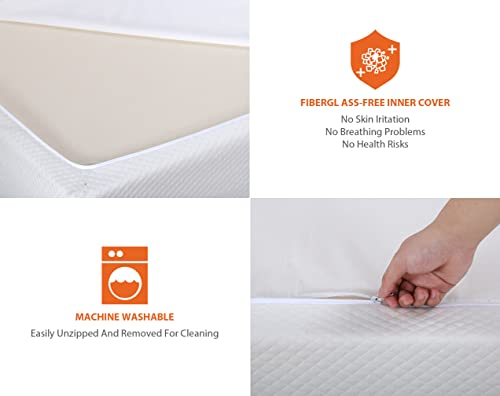 Gel Memory Foam Mattress, 6/8/10/12 inch Firm Mattress in a Box, CertiPUR-US Certified Mattress for Cool Sleep & Pressure Relief (12 in, Twin)