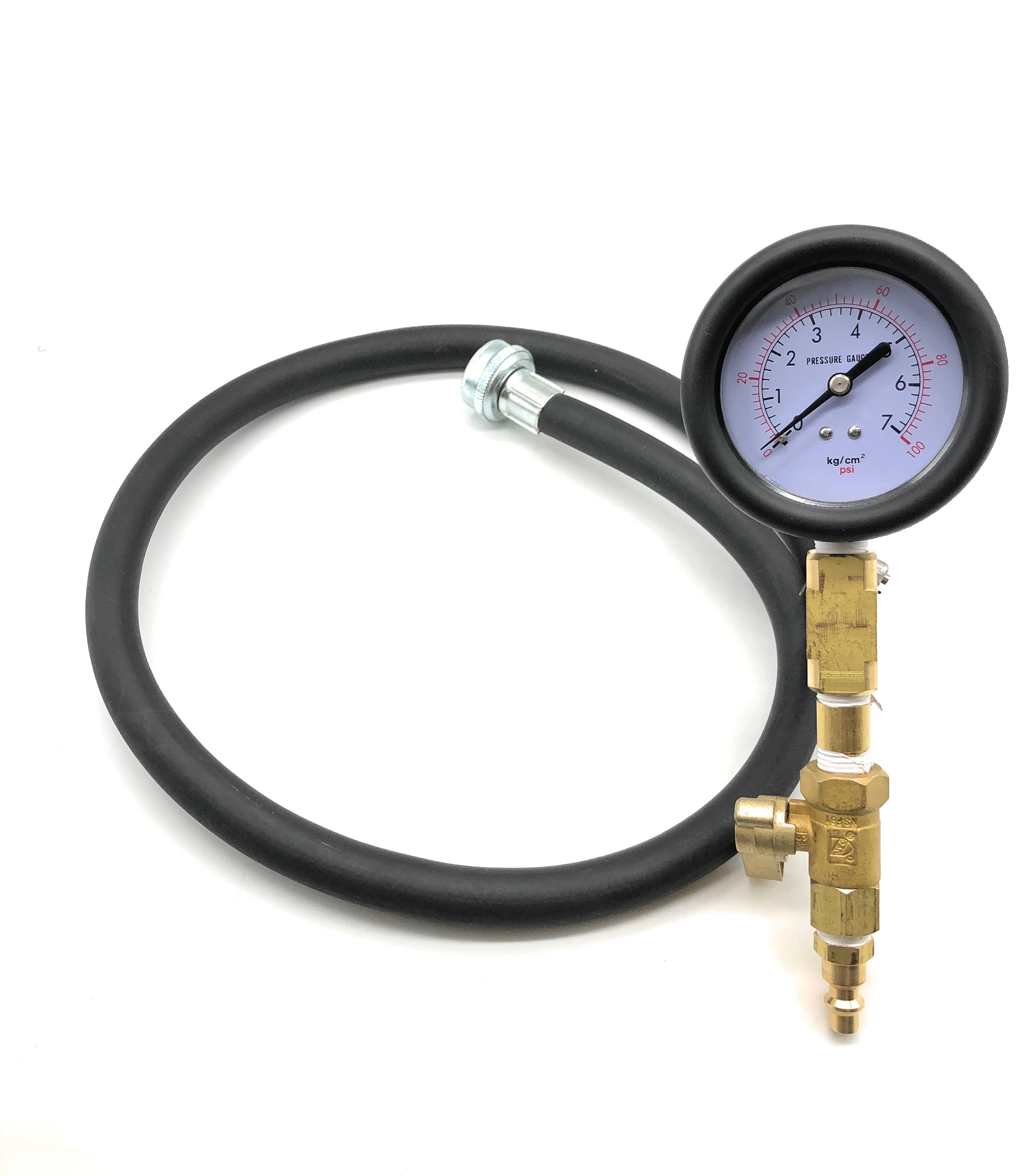 ONESTOCK Water Pressure Test Kit for Plumbing Lines, Boilers, Water Tanks - Measures 0-100 Psi