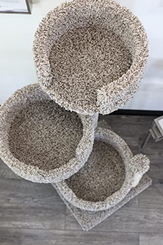 New Cat Condos Wood and Carpet Cat Tree for Big Cats