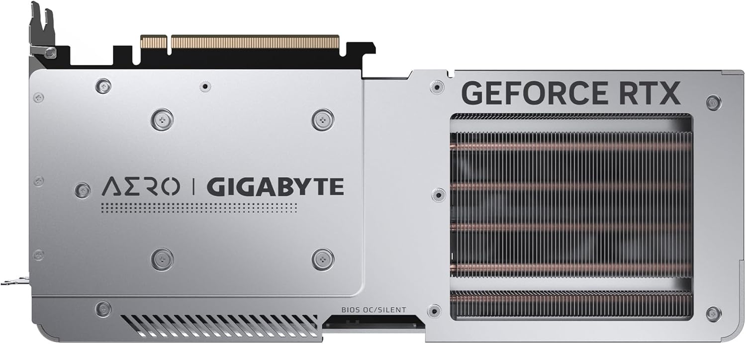 GIGABYTE GeForce RTX 4070 Ti Super AERO OC 16G Graphics Card, 3X WINDFORCE Fans, 16GB 256-bit GDDR6X, GV-N407TSAERO OC-16GD Video Card