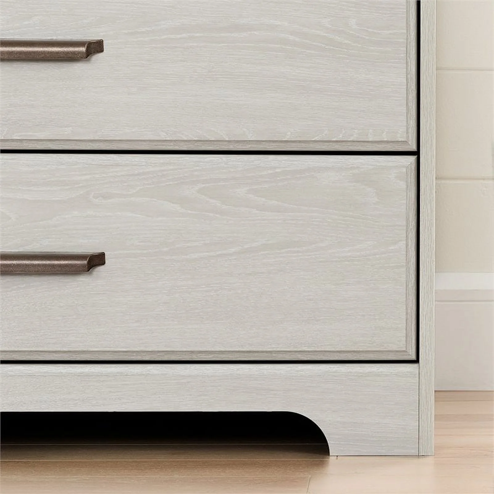 Pemberly Row 2-Drawer and Door Traditional Wood Armoire in Oak