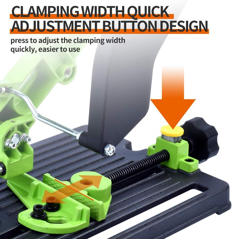 Angle Grinder Fixed Holder,Multifunctional Universal Desktop Angle Grinder Stand,Cutting Machine Table Saw Pull Rod Angle Grinding Machine Bracket for 100/115/125mm