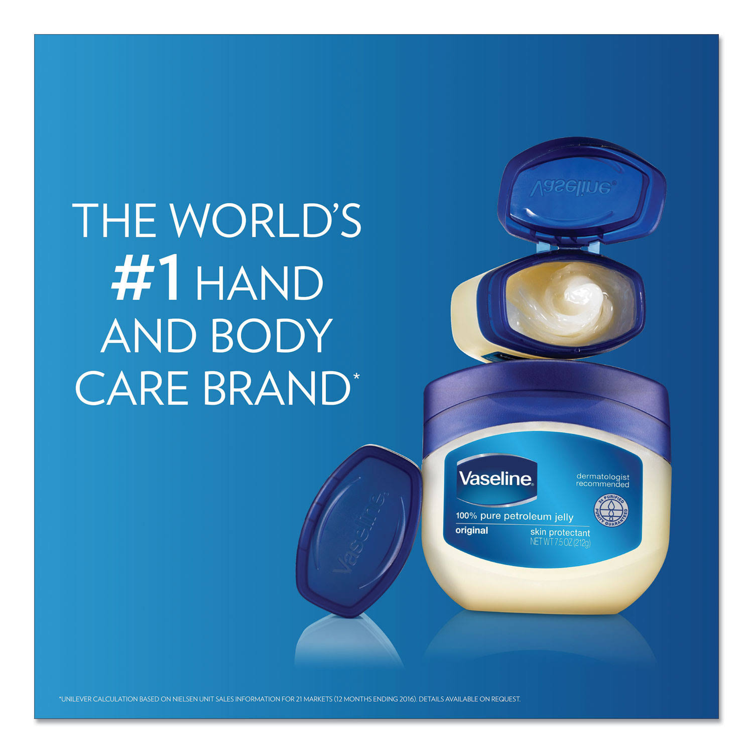 Vaseline Jelly Original, 1.75 oz Jar, 144/Carton (31100CT)