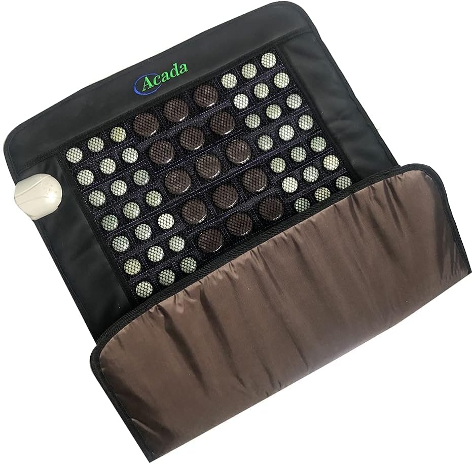 Acada Far Infrared Heating Pad - Jade Tourmaline Hot Stone Pad - Infrared Heating Pad (31x21)