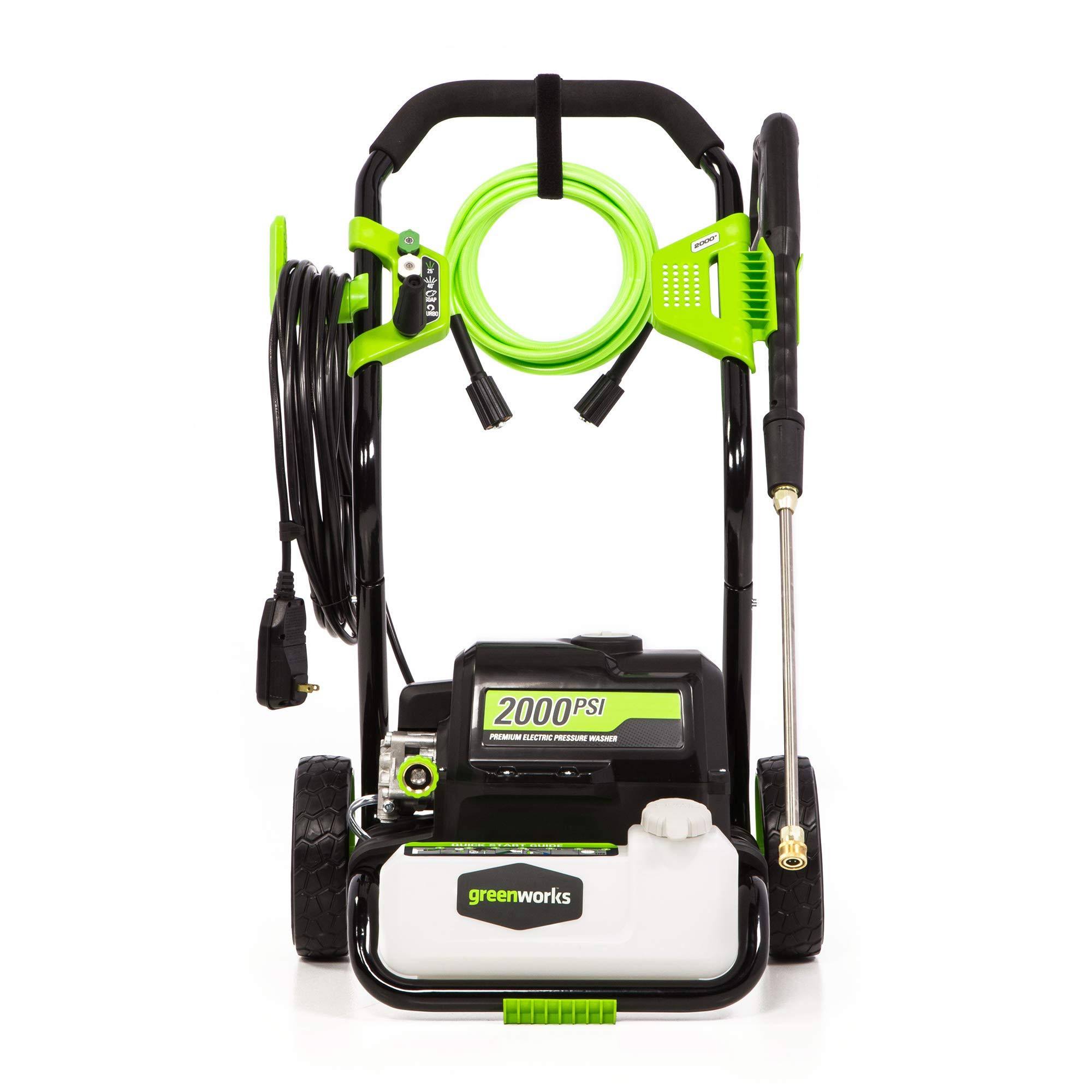 Greenworks GPW2000-1 2000 PSI 1.2 GPM Electric Pressure Washer 5104402